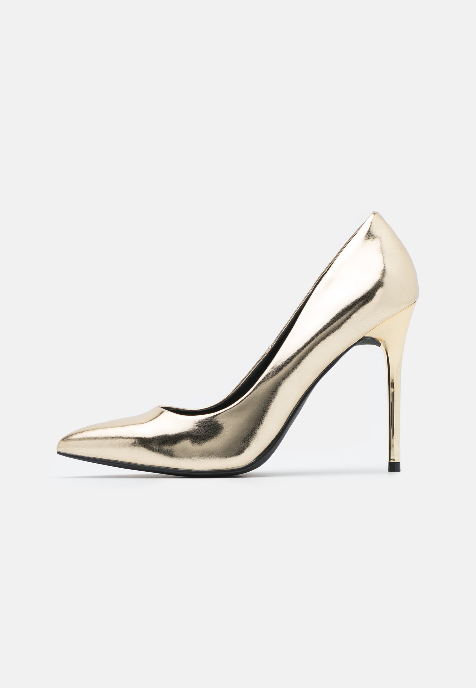 escarpin doré zalando