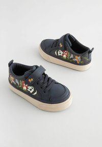 Next Wide Fit Touch Fastening Trainers - Scarpe primi passi - navy character