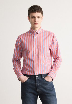 GANT CLASSIC STRIPE SHIRT - Shirt - brick red