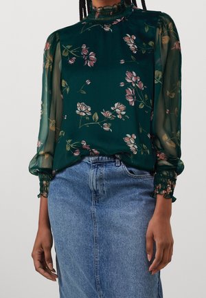 Bluse - dark green
