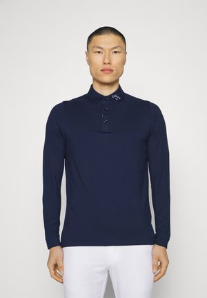 LONG SLEEVE PERFORMANCE - Polo shirt - peacoat