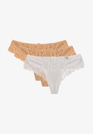Wolbar DIAMOND 3 PACK - Slip - beige beige white