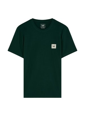 Lee, WOVEN LABEL TEE - T-shirts basic - jade forest