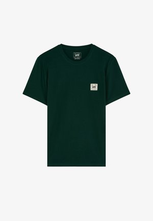 Lee, WOVEN LABEL TEE - T-shirt basic - jade forest