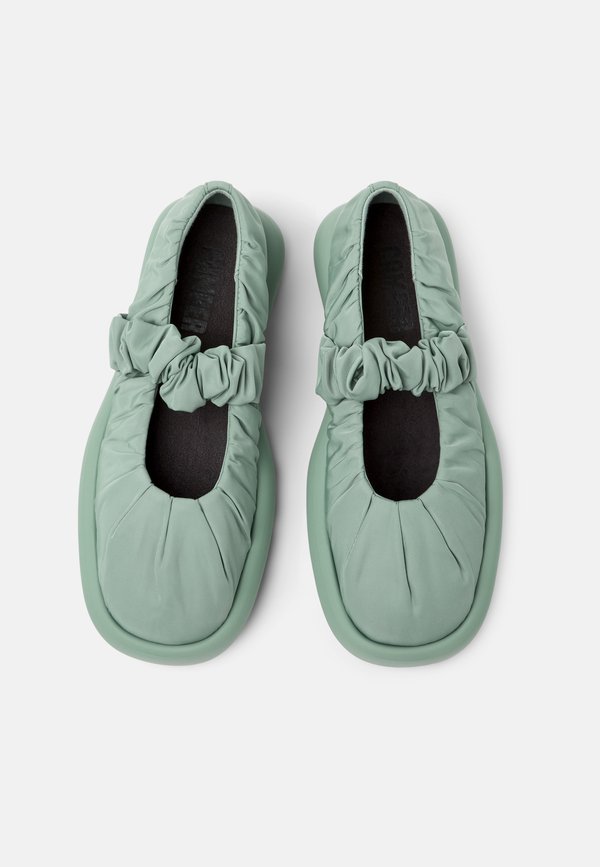 ONDA - Ankle strap ballet pumps - mittelgrün2