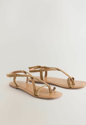 Next, T-rihmaga sandaalid - mottled brown