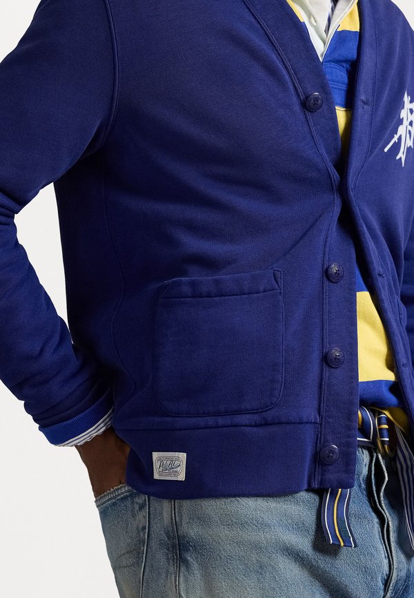 ROWING-PATCH CARDIGAN - Zip-up sweatshirt - fall royal3