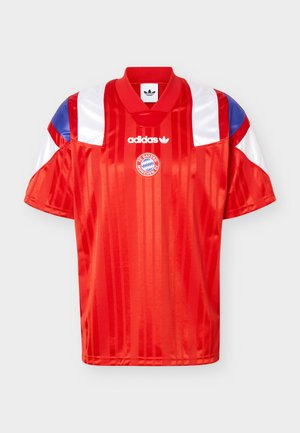 adidas Originals, FC BAYERN MUENCHEN - T-shirt imprimé - red/white/semi lucid blue