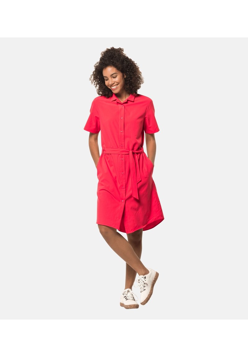 Jack Wolfskin HOLIDAY - Robe chemise - tulip red/rouge - ZALANDO.FR