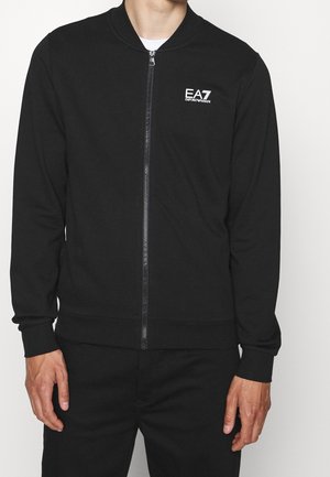 Tröja med dragkedja - black