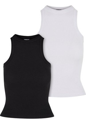 RACER BACK 2-PACK - Topper - black white