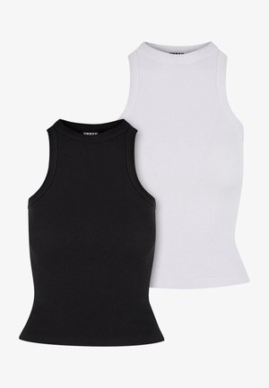 RACER BACK 2-PACK - Débardeur - black white