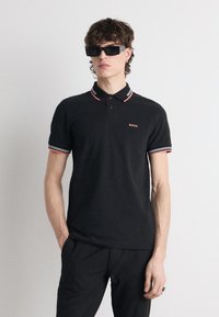 BOSS - PAUL - Poloshirt - black Miniatuurafbeelding 1