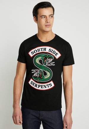 RIVERDALE SOUTH SIDE SERPENTS - Print T-shirt - black