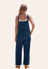 Cupshe RAVEN TAPERED PINAFORE - Overal - dark blue