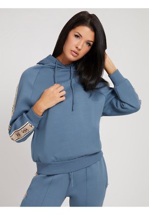 LOGO-BAND - Felpa con cappuccio - blau