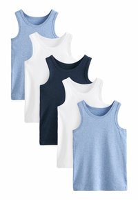 Next - 5 PACK  REGULAR FIT - Unterhemd/-shirt - blue Thumbnail-Bild 1