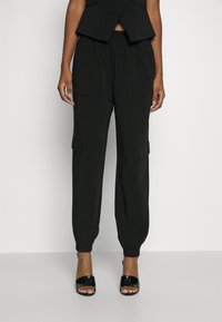 Bruuns Bazaar - BRASSICABBCILLA PANTS - Kalhoty - black Miniatura obrázku 1