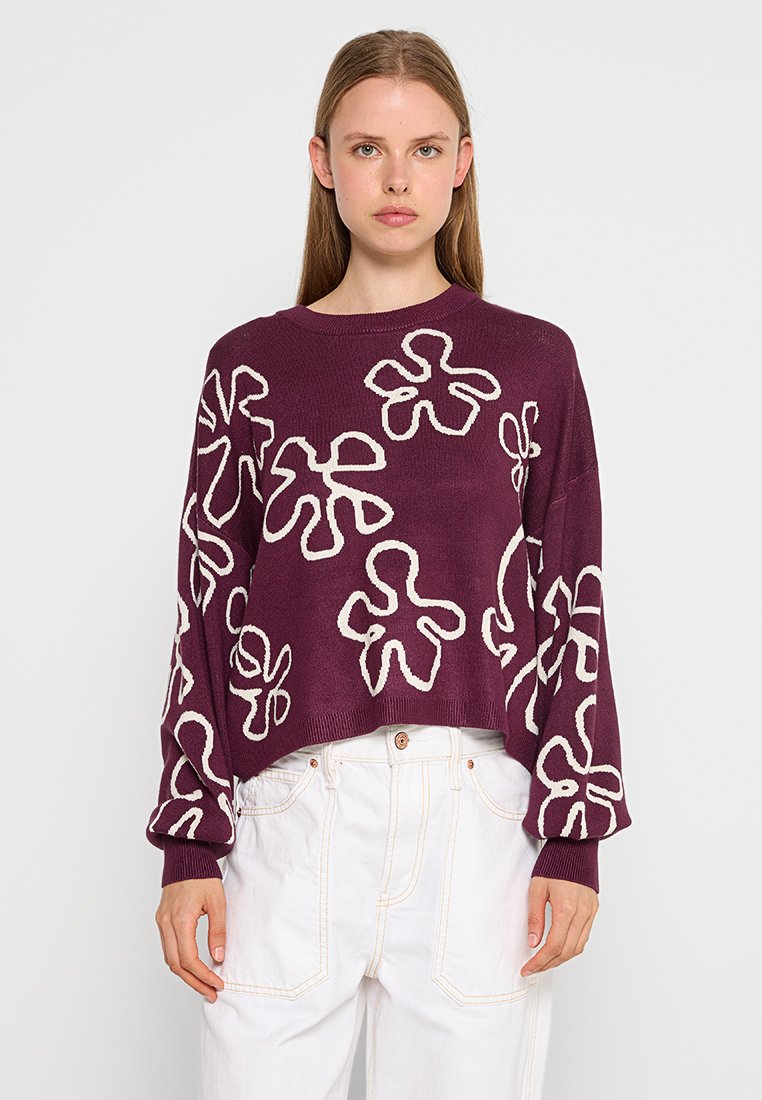 Only Trui bordeauxrood Only Trui bordeauxrood