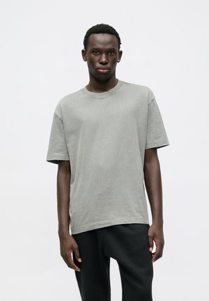 BOXY SMOKED PEARL WEBEX - T-Shirt basic - grey