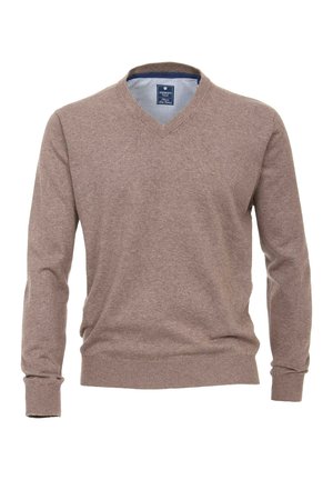 Strickpullover - camel