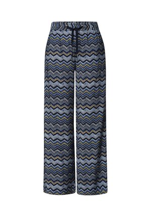 Street One, HIGH WAIST WIDE LEG HOSE IM LOOSE FIT - Pantalon classique - frozen wave