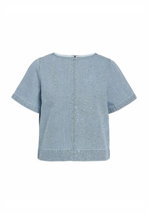 Noisy May Blouse - light blue denim