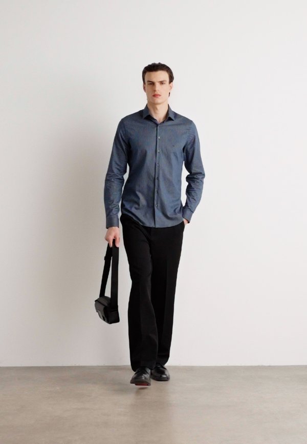 STRIPE SLIM SHIRT - Shirt - dark ink2
