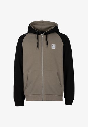 Iriedaily, IRIEDAILY SWEATSHIRTS DE COLLEGE 2 ZIP - Zip-up sweatshirt - smokey olive