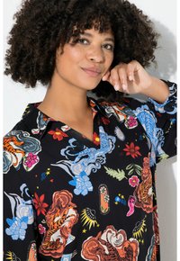 Angel of Style COMIC-TIGERMUSTER LANGARM - Bluse - black