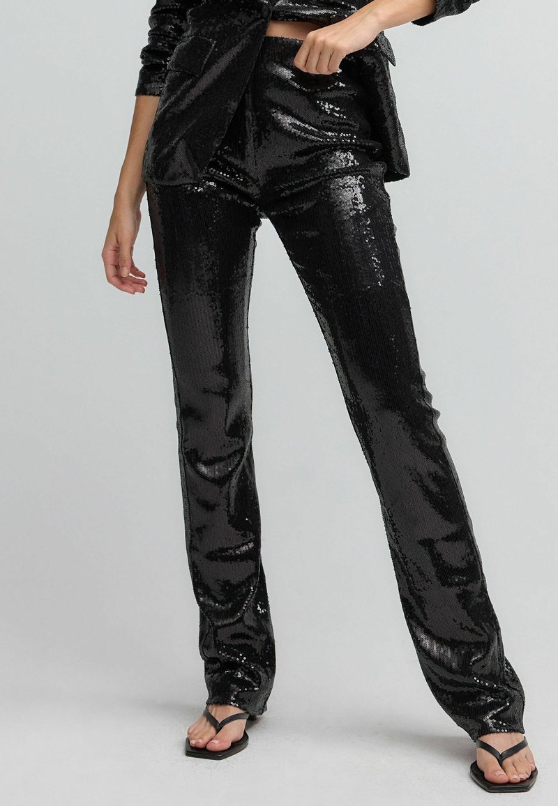 Next SEQUIN - Hlače - black