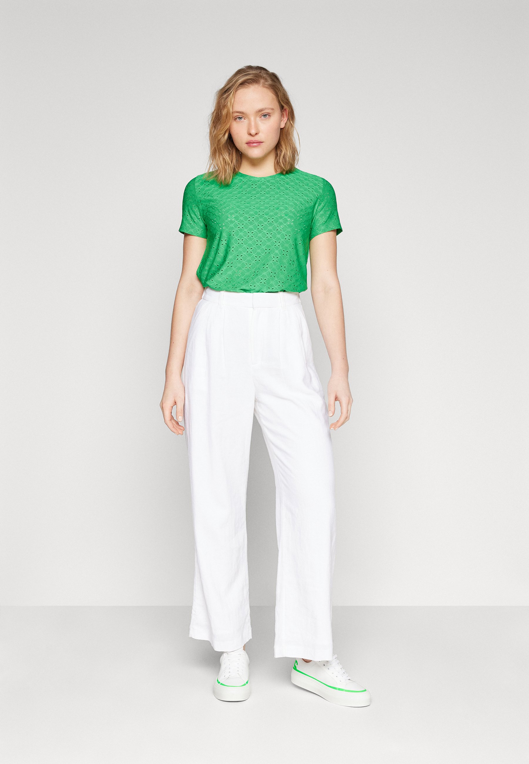 Jacqueline De Yong Damen Top – Lässiges Kurzarm-Shirt Für Den Sommer