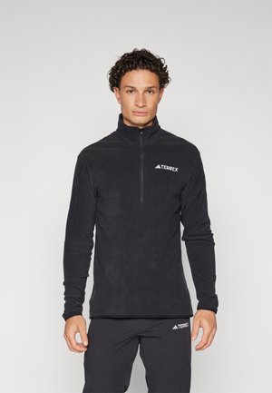 MULTI ESSENTIALS HALF ZIP  - Fleece jumper - black