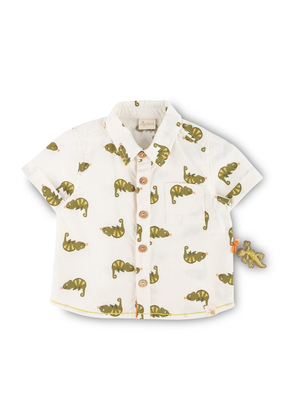 WELCOME TO THE JUNGLE - Hemd - weiß grün
