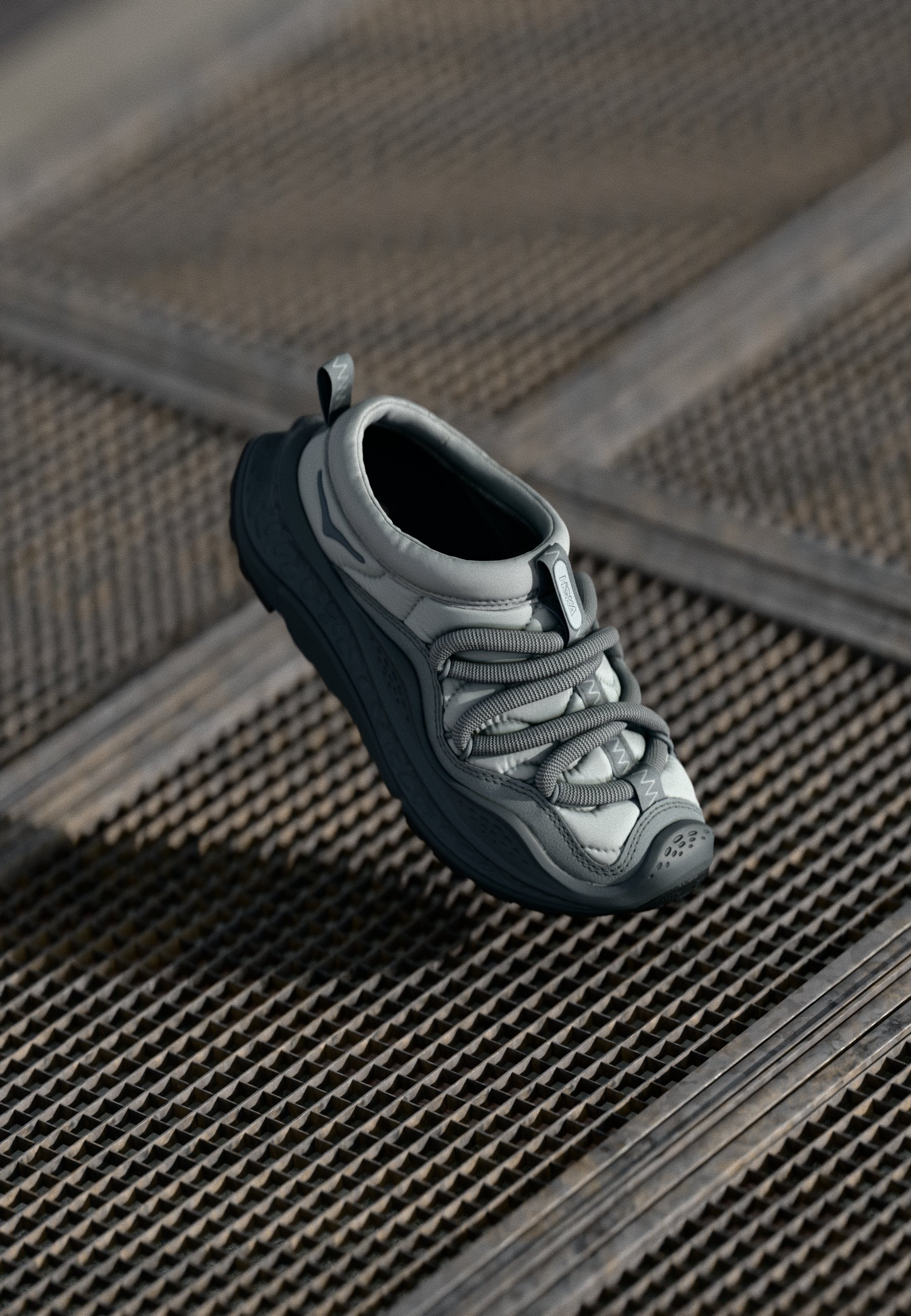 HOKA ORA PRIMO UNISEX - Chaussons - stardust/satellite grey/gris 