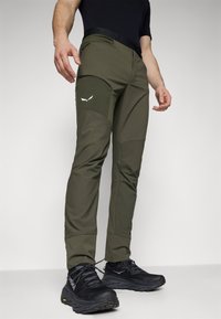 Salewa AGNER LIGHT PANTS - Hlače za na prostem - dark olive