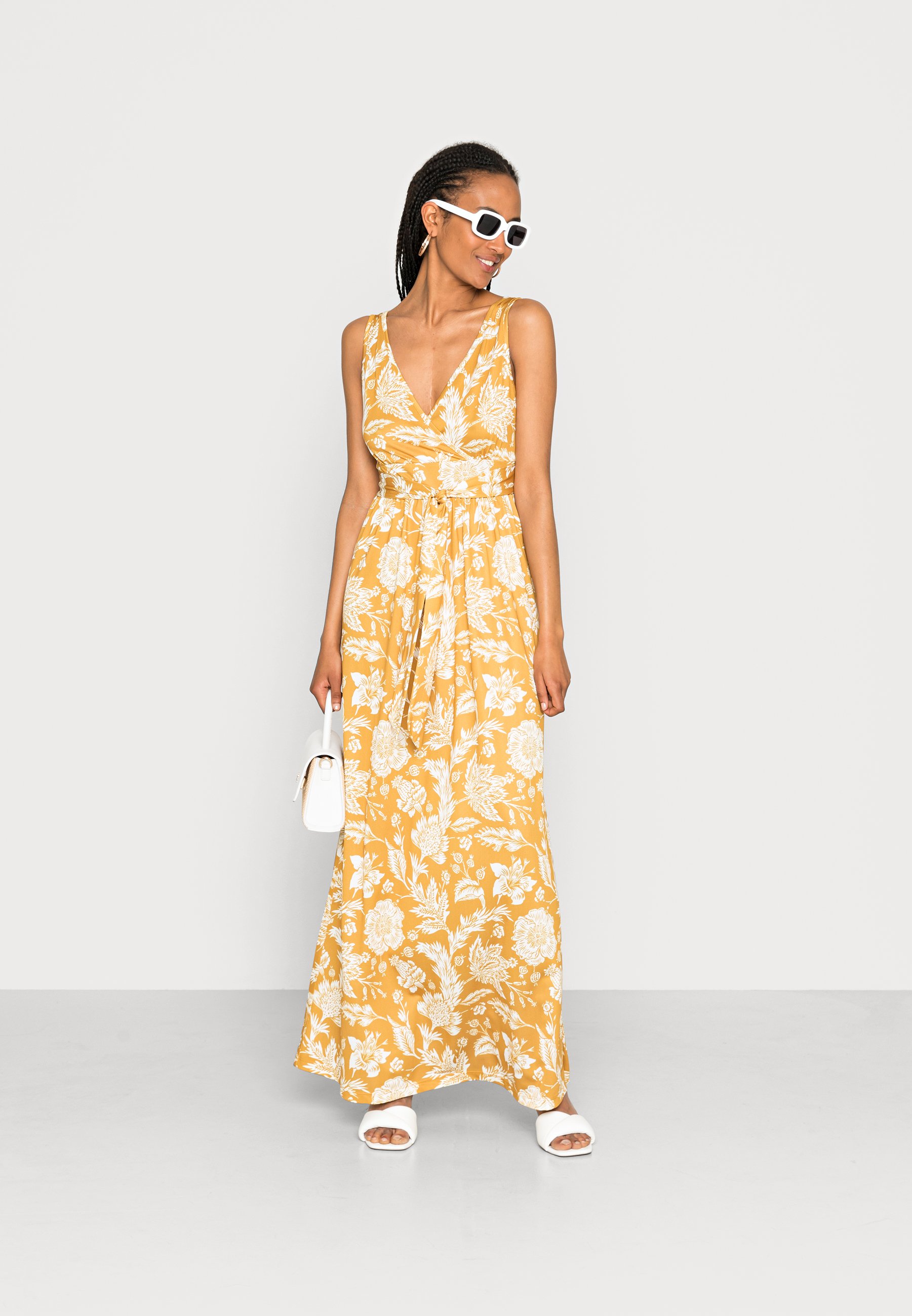 Anna Field Vestito lungo - yellow/giallo - Zalando.it