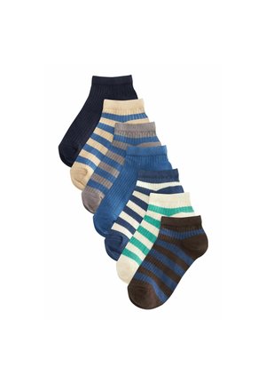 7 PACK  - REGULAR FIT - Varrettomat sukat - blue stripe