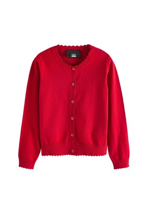 SCALLOPED EDGE SCHOOL - Cardigan - red