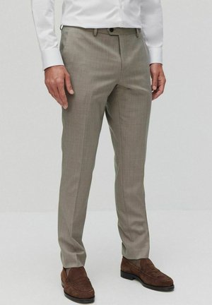LUCIANO WOOL PREMIUM - Chinos - greige mel
