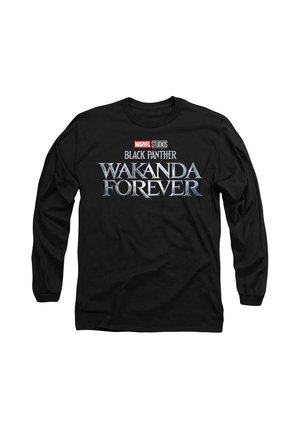 BLACK PANTHER: WAKANDA FOREVER LOGO - Long sleeved top - black
