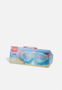 Speedo BIOFUSE MASK INFANT UNISEX - Goggles - azure blue/fluo green/fluo orange/clear