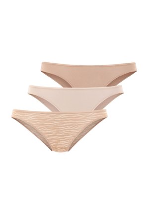 3 PACK - Bikini-Hose - beige/sand