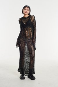 The Ragged Priest DRESS - Pulóverruha - black