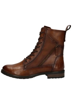 RONJA I - Schnürstiefel - cognac