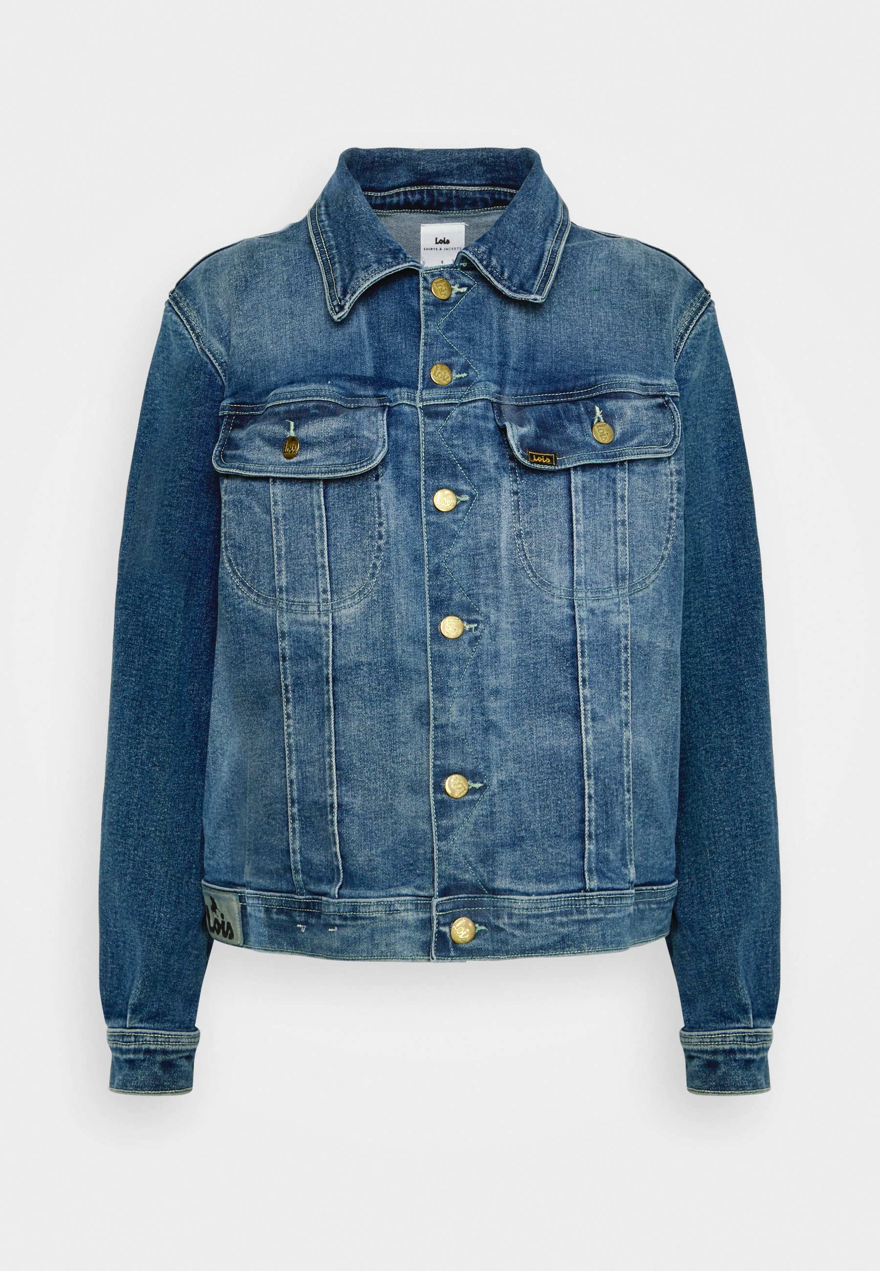 LOIS Jeans NEW TORERO OVER - Denim jacket - vintage stone/blue denim -  Zalando.de