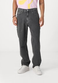 Tommy Jeans SKATER CARPENTER  - Tesařské džíny - denim black
