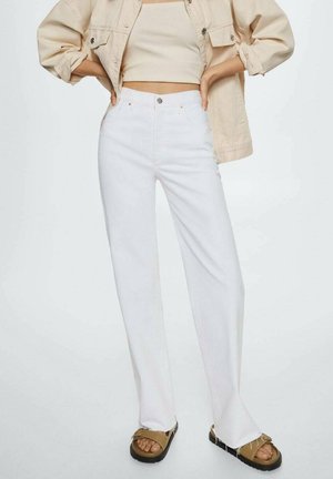 Džíny Straight Fit - white