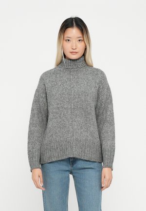 JDYMALONE ROLL NECK - Džemper - medium grey melange