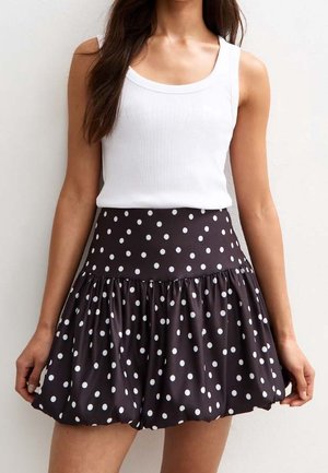 Falda de globo - black